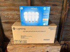GE refresh 40 watt lightbulbs Case of 48 
