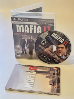 Mafia II 2 (Sony PlayStation 3 PS3) CIB W MANUAL & MAP Tested Works Great EUC