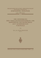 Die Einwirkung Des Vergleichsverfahrens Zur Abwendung Des Konkurses Auf...
