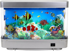 Artificial Tropical Fish Decorative Sensory Aquarium Lamp Virtual Ocean in Mo...