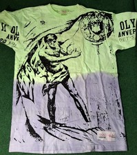 VTG 1992 RAY BAN OLYMPIC SHIRT XL ALL OVER PRINT AOP DISCOBOLUS DEADSTOCK B L XL