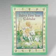 Current Inc Baby's First Year Memory Calendar UNUSED 1989 Stickers Vintage
