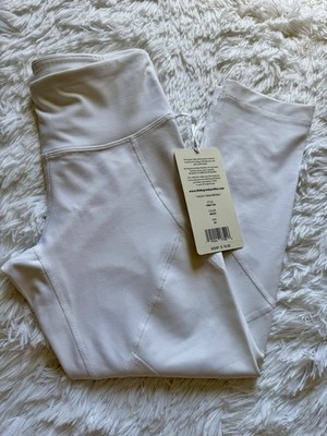 90 Degrees By Reflex White Leggings 7/8 Length High Rise Size XS $78