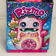 RIZMO Evolving Musical Friend Interactive Plush Toy Tomy Pink open box 