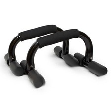 Delta Performance Push-Up Bars, 1 Set, Black