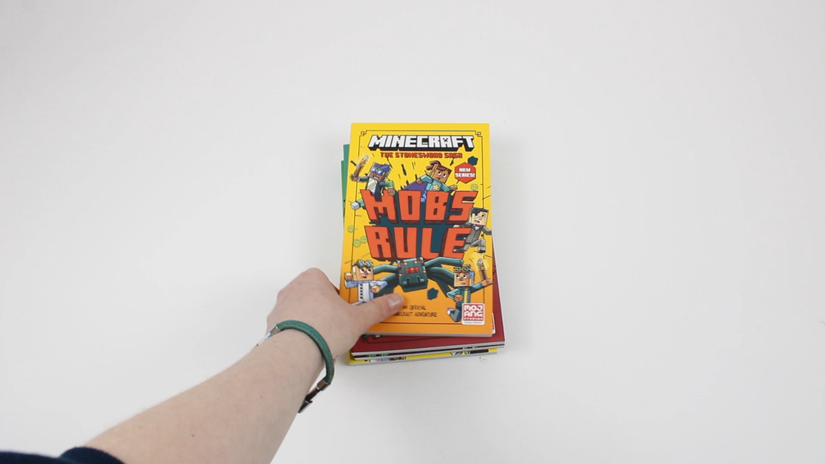 Minecraft Stonesword Saga Series 5 Books Set by Mojang AB Golems