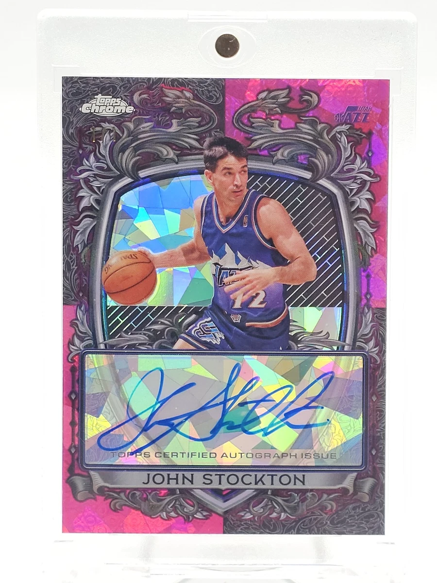 Topps John Stockton Basketball Sports Trading Card Singles for