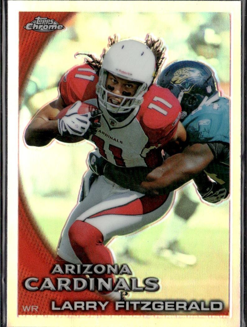 2010 Topps Chrome #C180 Larry Fitzgerald Refractors