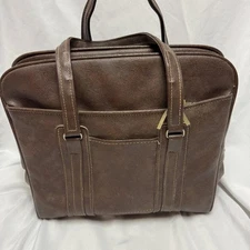 Vintage 1970s Samsonite Sherbrooke Brown Carry On Bag  Luggage