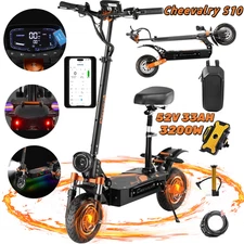 Cheevalry S10 Electric Scooter 52V33Ah Foldable E-Scooter 10" 70KM/H 3000W Motor