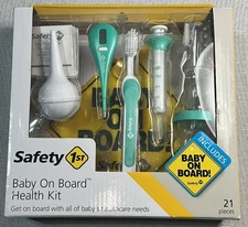 Baby on Board Health Kit Parts Nasal Aspirator Medicine Dispenser Toothbrush
