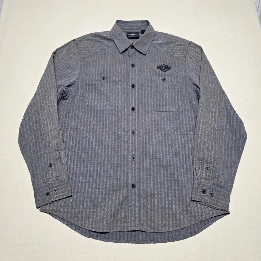 25+ Harley-Davidson Striped Button-Up Casual Button-Down Shirts