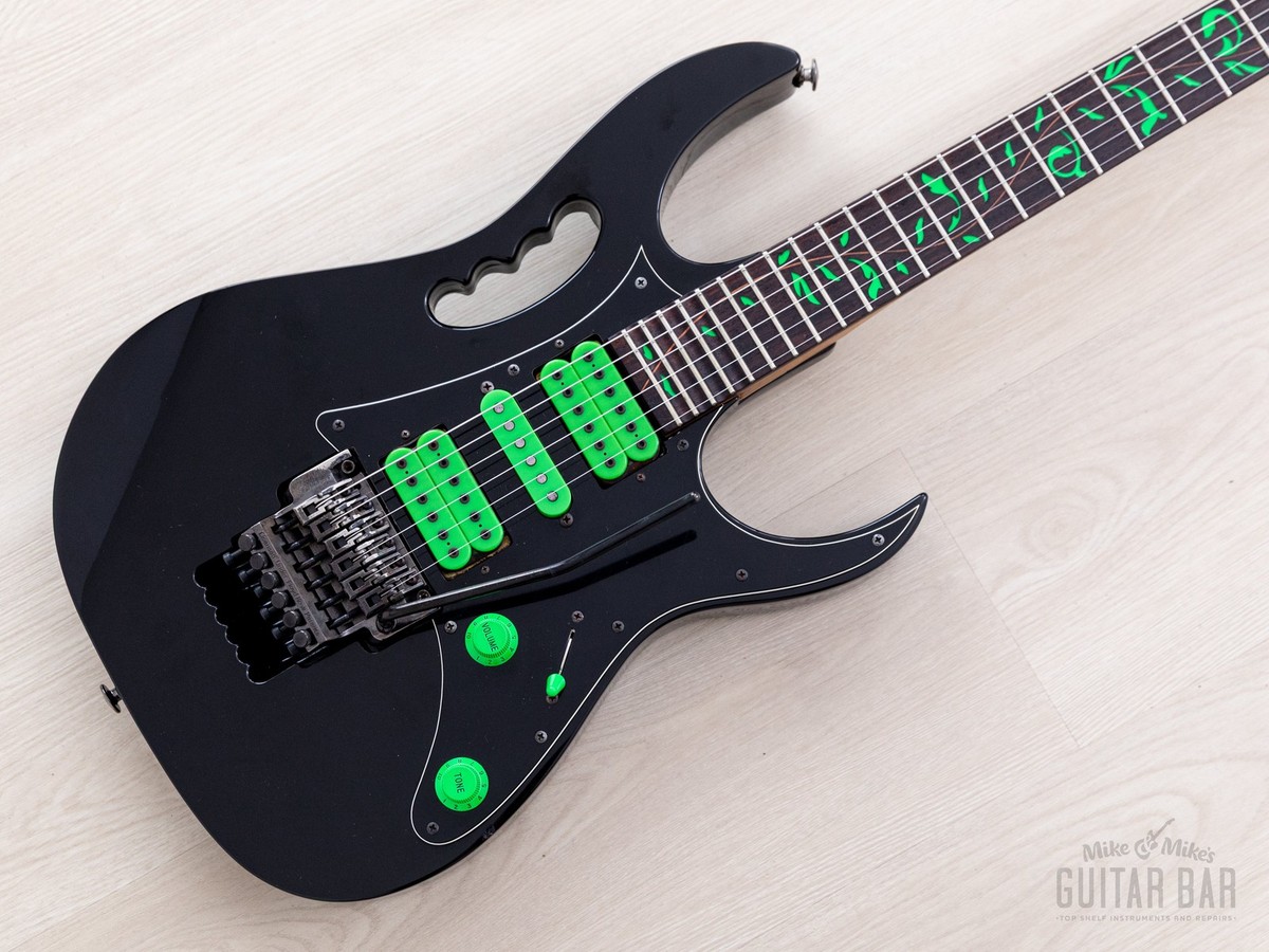 1990 Ibanez JEM777V Steve Vai Signature Black HSH w/ DiMarzio