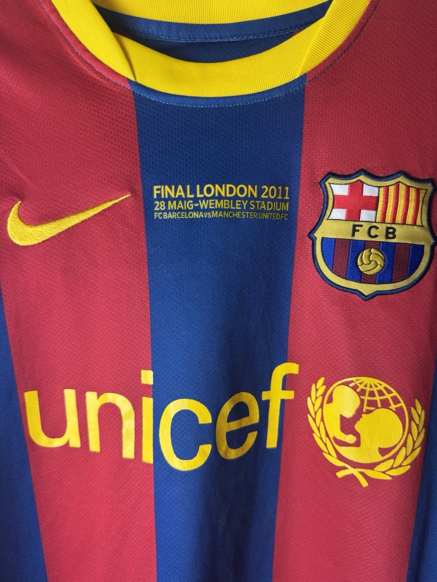 Nike FC Barcelona 2010/11 Home Jersey Champions League Final