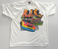 Vintage RJS Racing Shirt 90s Retro Sz L Single Stitch Made USA Automotive