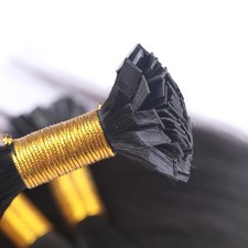 Human Hair Flat Extension Strands Real Hair H...