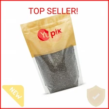 Yupik Raw Black Chia Seeds, 2.2 lb (35.2 oz), Gluten-Free, Kosher, Vegan, Natura
