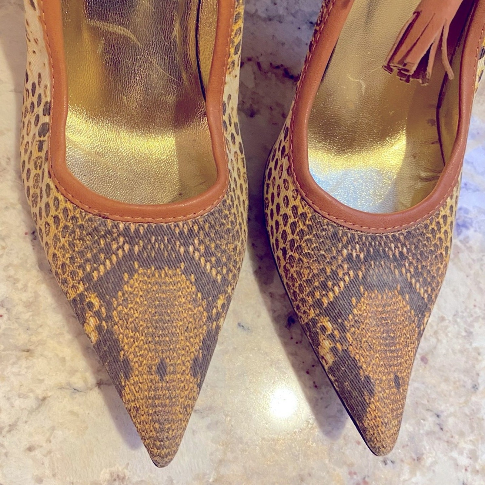 Just Cavalli Roberto Cavalli Snake Python Fabric … - image 4