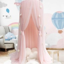 OldPAPA Bed Canopy for Girls - Princess Bed Canopy Mosquito Net Nursery Play ...