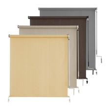 Cordless Roll Up Sun Shades For Patio Outdoor Privacy 72x72 Inch Wheat Cordless Roll Up Sun Shades For Patio Outdoor Privacy 72x72 Inch Wheat