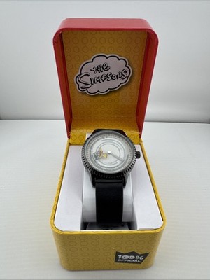 The Simpsons Women's Watch Accutime Bart Ladies Black