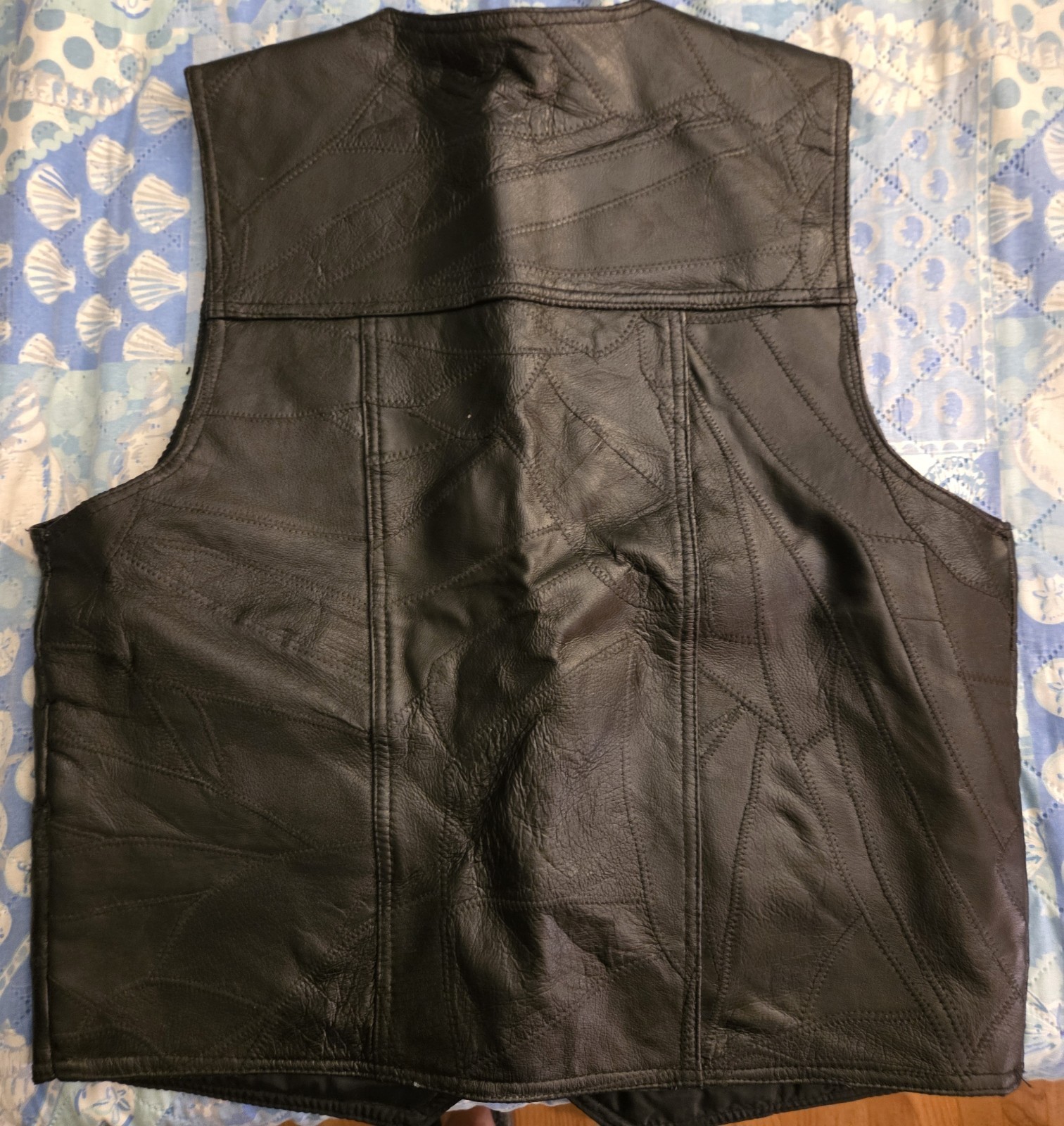 Italian Stone Patchwork Design Genuine Leather * … - image 2