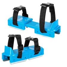 1 Pair Toddler Ice Skates- Adjustable Kids Double One Size, Blue