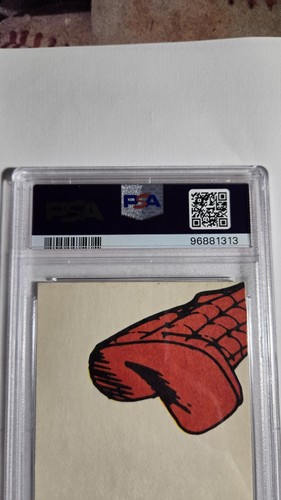 1966 Marvel Super Hero Captain America Donruss #11 PSA 7 NM - Picture 6 of 8