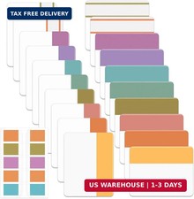 Sticky Index Tabs, 500 Pcs, 21 Sets, Colorful Sticky Tabs for Notebooks