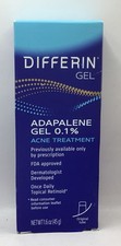 Differin Adapalene Gel 0.1 Acne Treatment 1.6 oz Exp 10/26