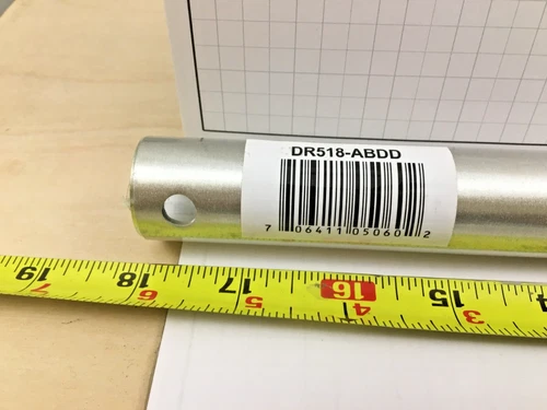 Minka-Aire 18 Inch Ceiling Fan Downrod, 1" OD, - Brushed Aluminum  - DR518-ABDD - Picture 2 of 4