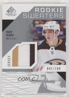 2018-19 SP Game Used Edition Rookie Sweaters 41/199 Troy Terry #RS-TT RC 1qc