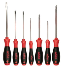 Wiha Softfinish Slotted & Phillips Screwdriver Set 7Pc