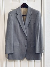 Brooks Brothers EST. 1818 Houndstooth Sports Coat. Tan And Blue. 44 Long USA