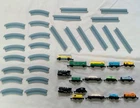 Lot Vintage 1989 Galoob Micro Machines Trains & Track Iron Man Western Freight