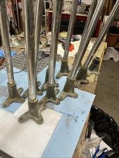 Bronze Stanchion Bases With Stainless Stanchions Heavy Duty