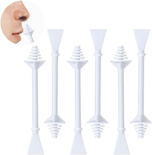 60 Pcs Nose Wax Sticks, Hair Wax Applicator with Disposable Spatulas for Nostril