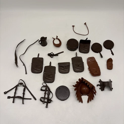 Vintage Marx Johnny West Miscellaneous Accessories / Parts Lot!