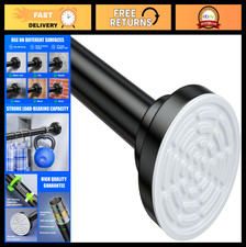 Adjustable Tension Shower Curtain Rod 32-80 Inch - Rustproof Non-Slip No Drill,