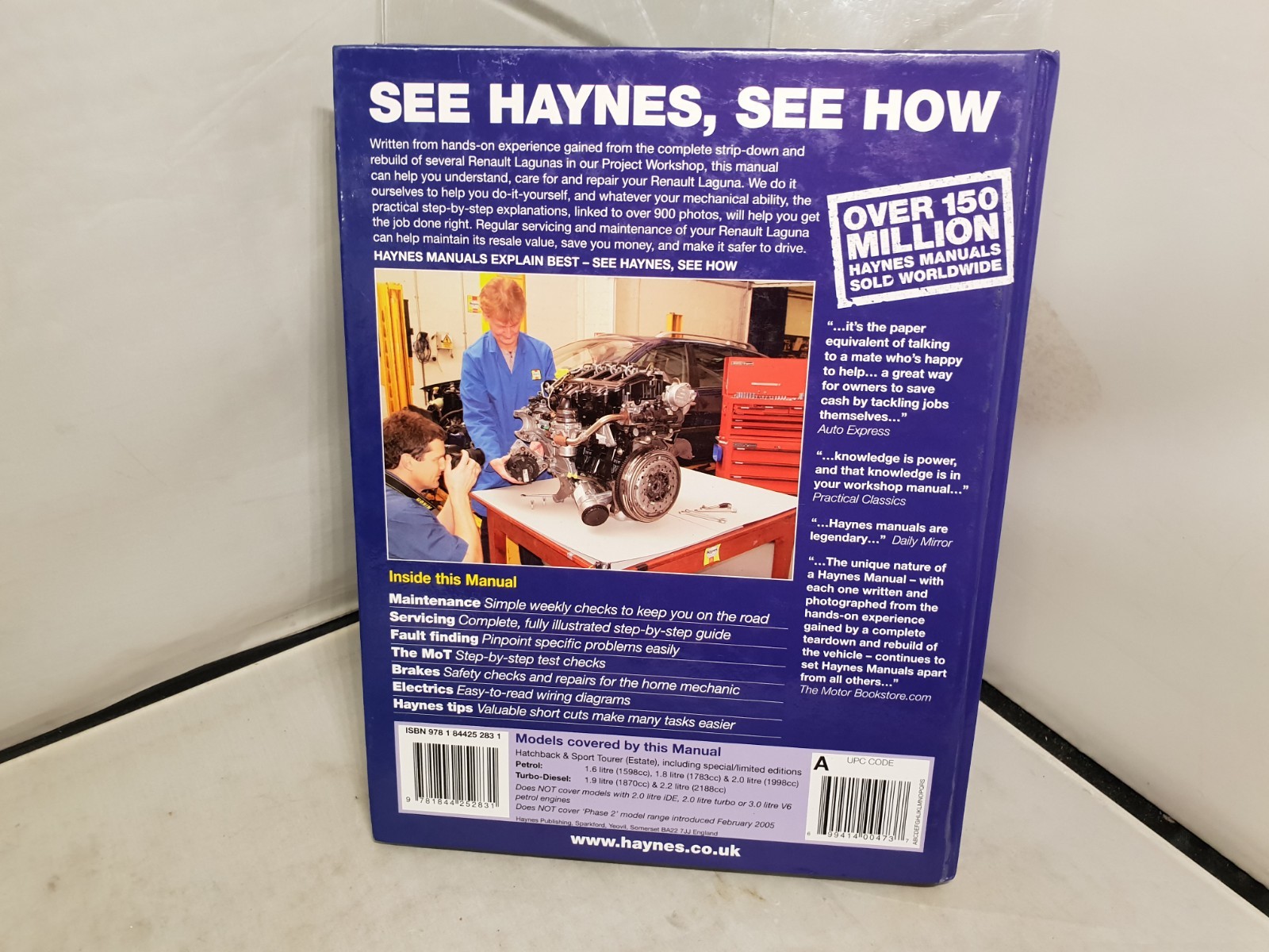 Renault Laguna Mk2 2001 to 2005 Petrol & Diesel Haynes Workshop Manual 4283  VGC for sale online | eBay