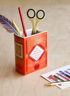 BIBLIOPHILE - 'THE WRITER'S COMPANION' CERAMIC PEN HOLDER/VASE - NEW & BOXED