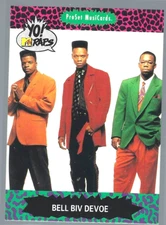1991 YO! MTV RAPS PROSET MUSICARDS #1 Bell Biv Devoe