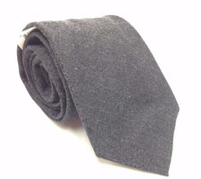  125 Calvin Klein Mens Solid Black Silk Neck Tie Skinny Classic Necktie 58x3