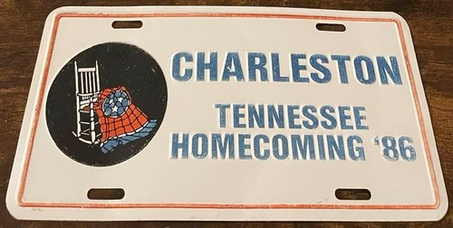 1986 Charleston Tennessee Homecoming Booster Nummernschild Schaukelstuhl