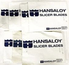 Hansaloy Bun Bread Slicer V-Tooth Blades 109-1/2-H27 [Lot of 7] NOS
