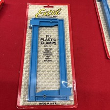NEW Excel 55664 Large Plastic Clamps 2 Pk