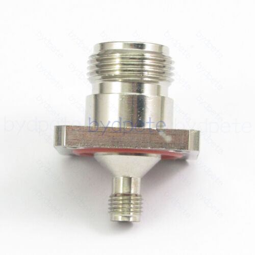 SMA female to N female jack 4 hole Square panel waterproof RF connector adapter - Picture 4 of 7