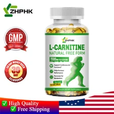  ACETYL L-CARNITINE 1500mg Capsules Nervous System Health Antioxidant Supplement