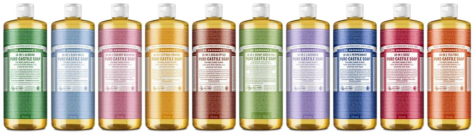 Dr Bronner Castile Liquid Soap - 945ml