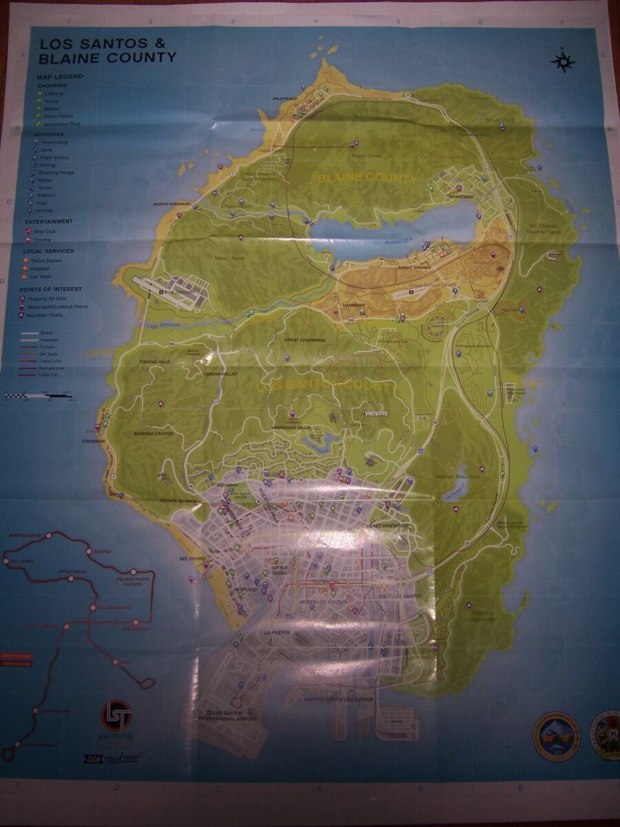 Mapa Gta 5 Original Xbox 360 e Ps3 seminovos perfeitos sem rasgos ou marcas